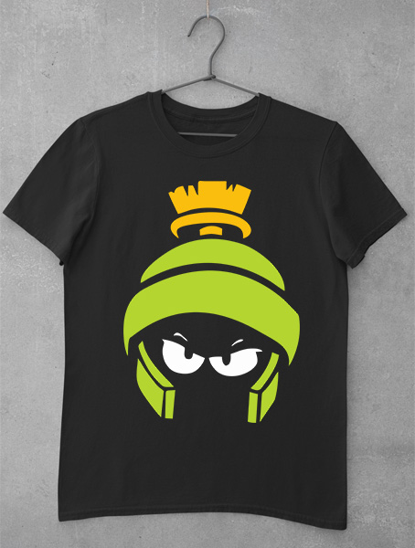 Tricou Marvin the Martian Black