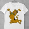 tricou scooby doo alb