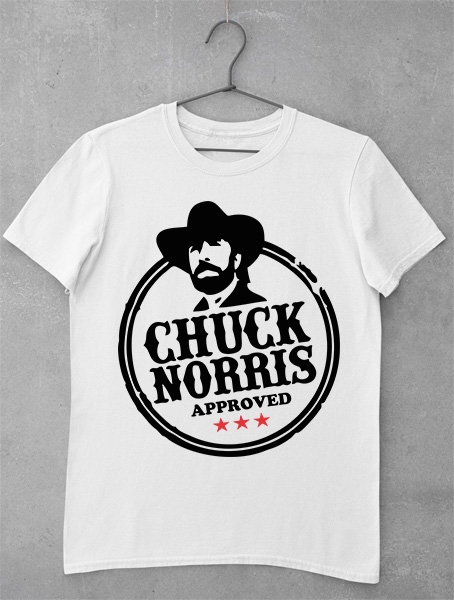 tricou chuck norris approved