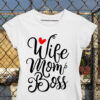 tricou dama wife mom boss