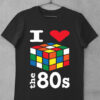 tricou i love the 80
