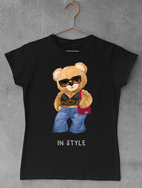 tricou teddy bear in style