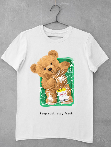 tricou teddy bear keep cool