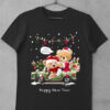 tricou teddy bear merry christmas