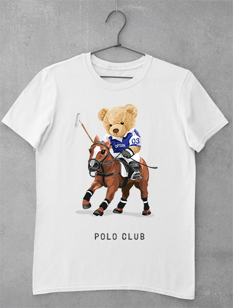 tricou teddy bear polo club