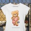 tricou teddy bear sophisticated