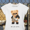 tricou teddy bear wild girl