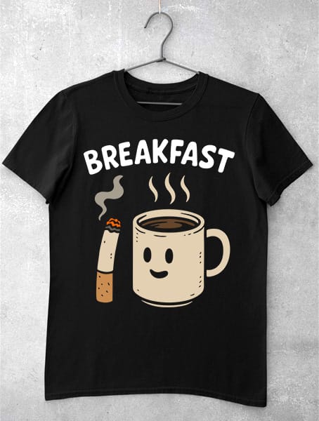 tricou breakfast