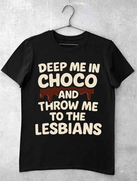 tricou dip me in choco