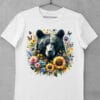 Tricou Ursul cu Flori