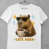 tricou capibara cafea