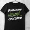 tricou bombardino crocodilo negru