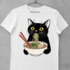 tricou pisica ramen