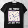 tricou haios cotton dog hair