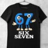 tricou six seven negru