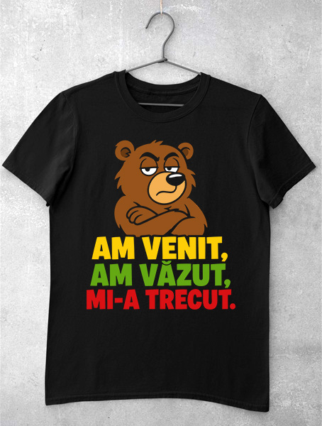 tricou haios am venit am vazut mi-a trecut