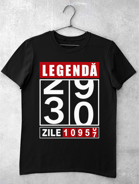 tricou legenda la 30 de ani